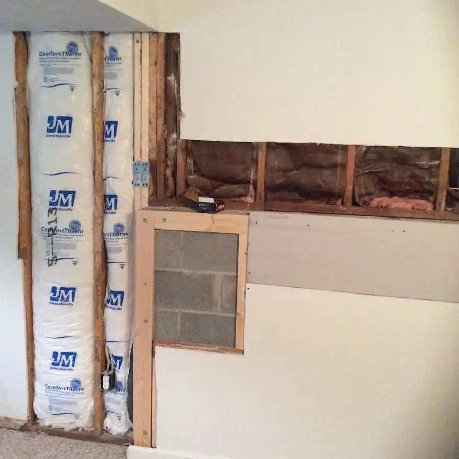 Wall insulation replacement during Structural Drying in South Salt Lake